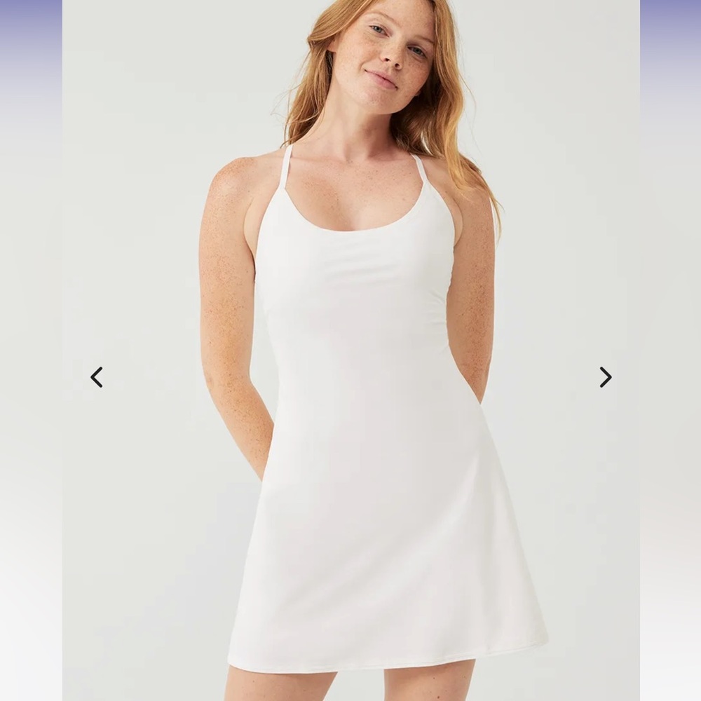 Outdoor Voices Exercise Dress (white)